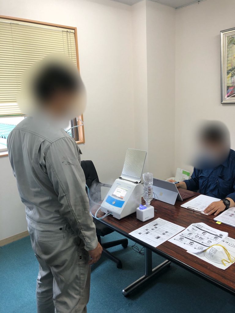 自社フィットテスト モザイク